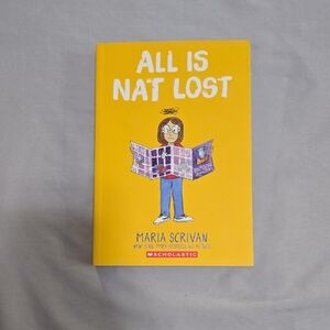 Scholastic Yellow 'All Is Nat Lost' Book